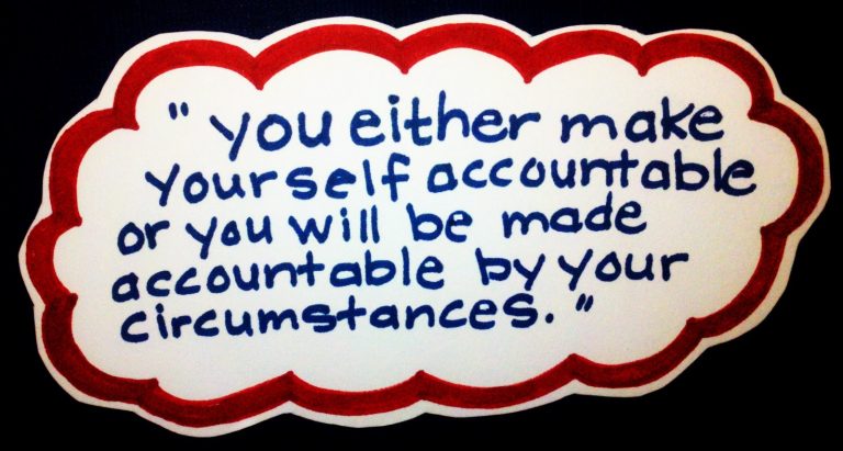 Grow Through Self-Accounting
